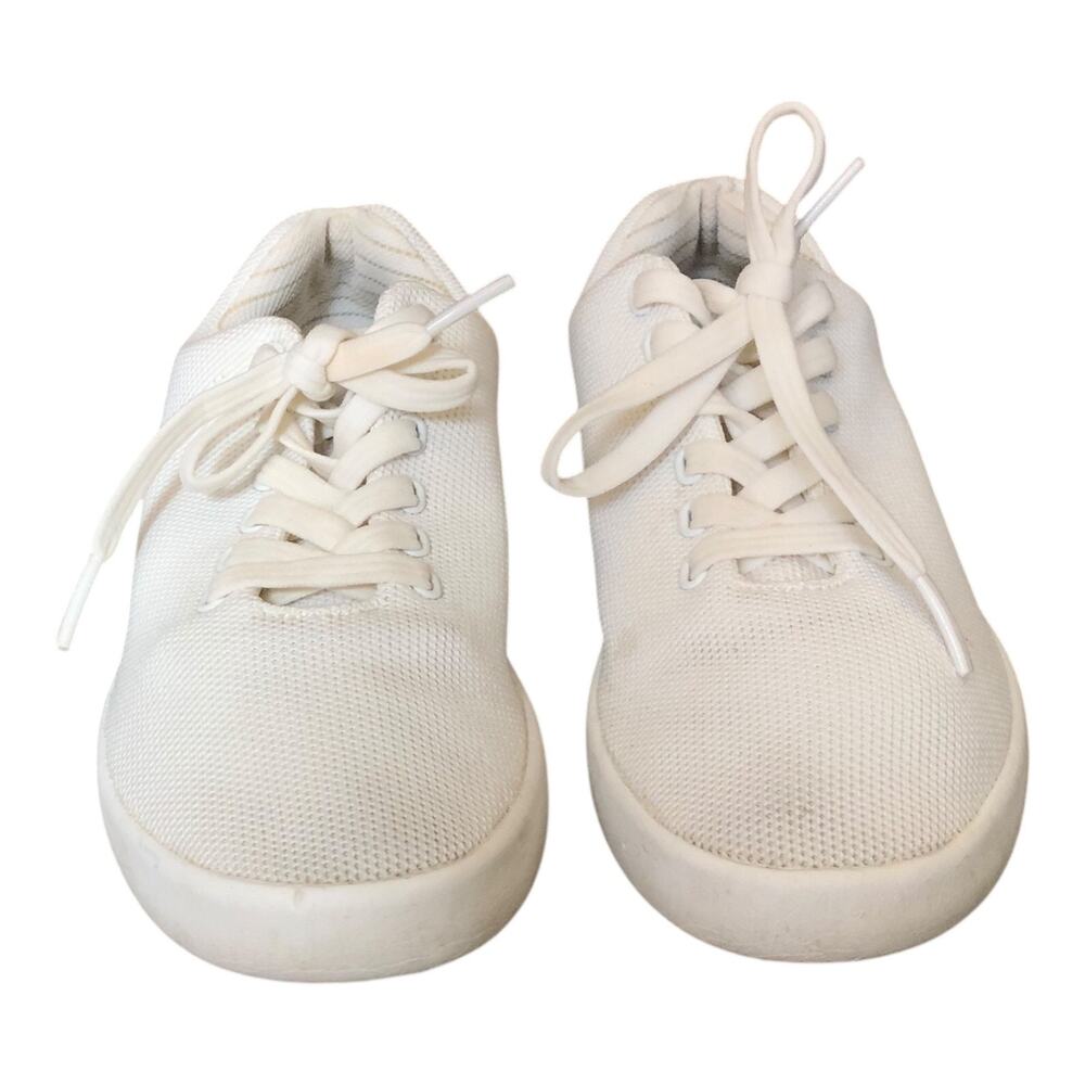Atom Model 000 White Sneakers Low Top Lace Up Shoes Unisex M 4.5 W 6